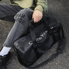 Trendy Large Capacity Weekender Duffel Waterproof Sports Gym Bag with Wet Pocket Portable Short-Distance Travel Bag for Women Versatile Crossbody Luggage Tote