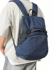 Minimalist Large-Capacity Daypack Lightweight Water-Resistant Sports Backpack Versatile Outdoor Hiking & Travel Rucksack Ergonomic Multi-Pocket School Bag for College