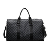 High-End Executive Travel Duffel - Large Capacity Short-Distance Business Luggage - Fashionable Waterproof Sports Crossbody & Weekender Bag for Professionals