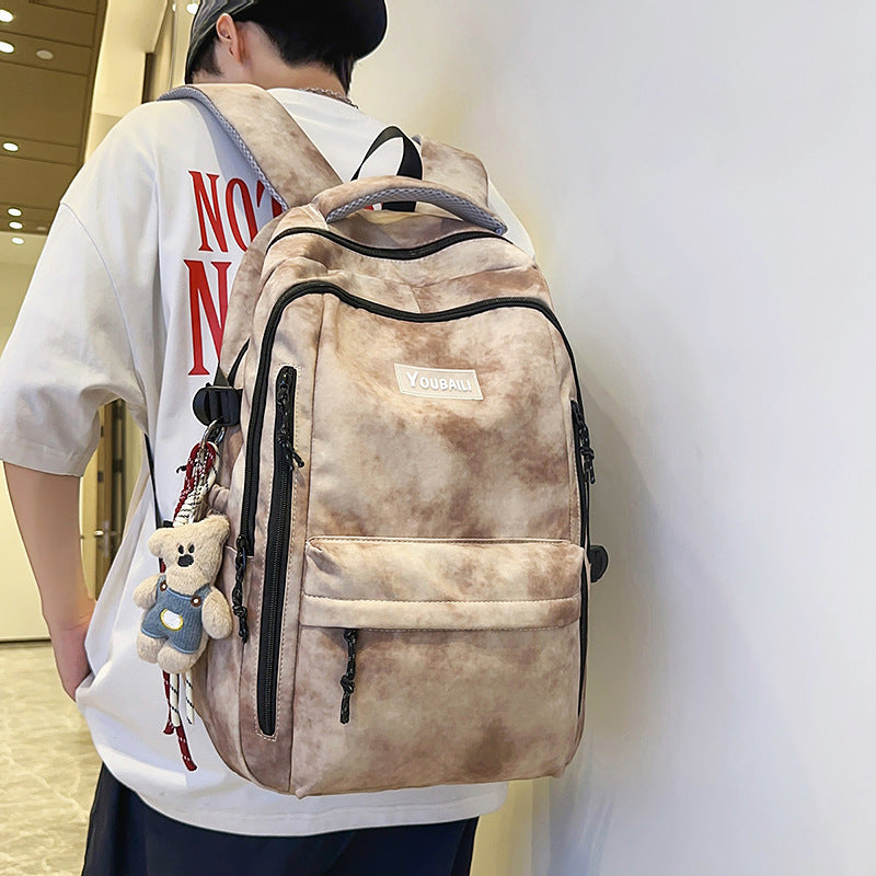 Urban Pulse 2026 Large-Capacity Student Backpack – Trendy Minimalist Schoolbag for Middle/High School & College Versatile "Couple Style" Casual Rucksack