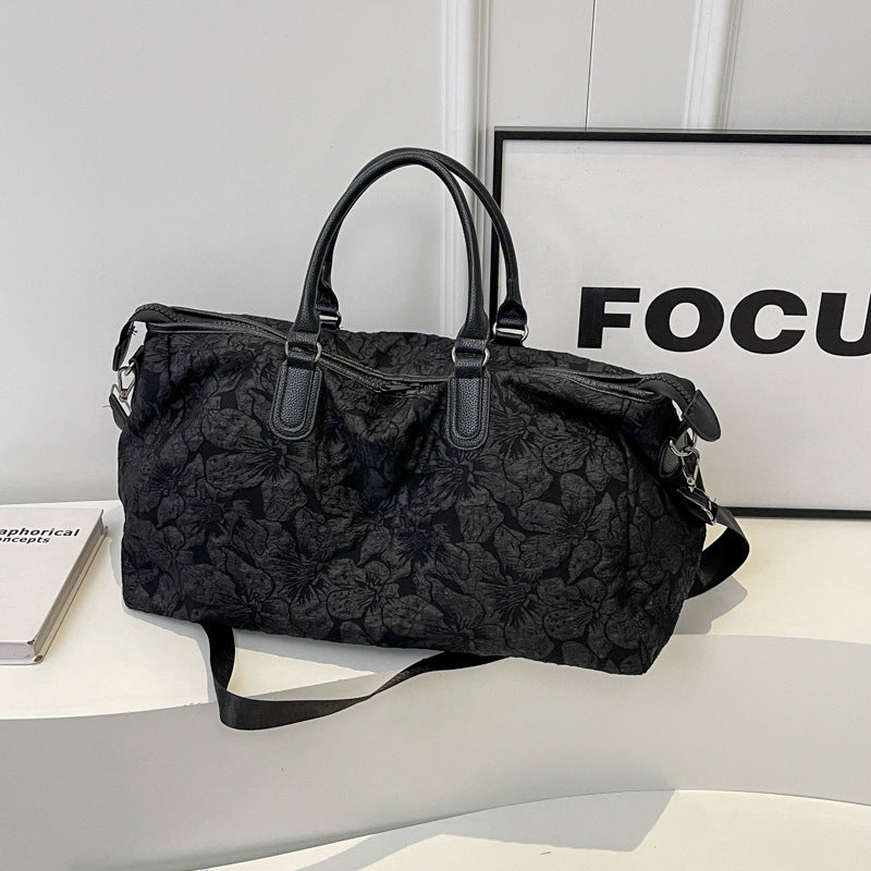 Premium Women's Travel Duffel Large Capacity Lightweight Weekender High-End Business & Sports Bag with Wet/Dry Separation Versatile Student Carry-On Luggage