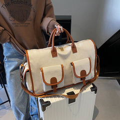 2026 Women's Large-Capacity Travel Duffel Lightweight Multi-Functional Short-Trip Luggage Waterproof Sports & Fitness Boarding Bag Chic Portable Overnight Storage Tote