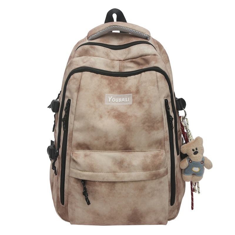 Urban Pulse 2026 Large-Capacity Student Backpack – Trendy Minimalist Schoolbag for Middle/High School & College Versatile "Couple Style" Casual Rucksack