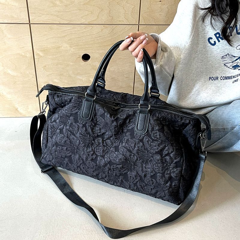 Premium Women's Travel Duffel Large Capacity Lightweight Weekender High-End Business & Sports Bag with Wet/Dry Separation Versatile Student Carry-On Luggage